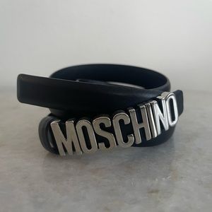 MOSCHINO CLASSIC BLACK BELT
